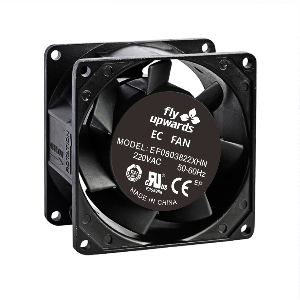 80mm EC Axial Cooling Fan 8038 Dimensions